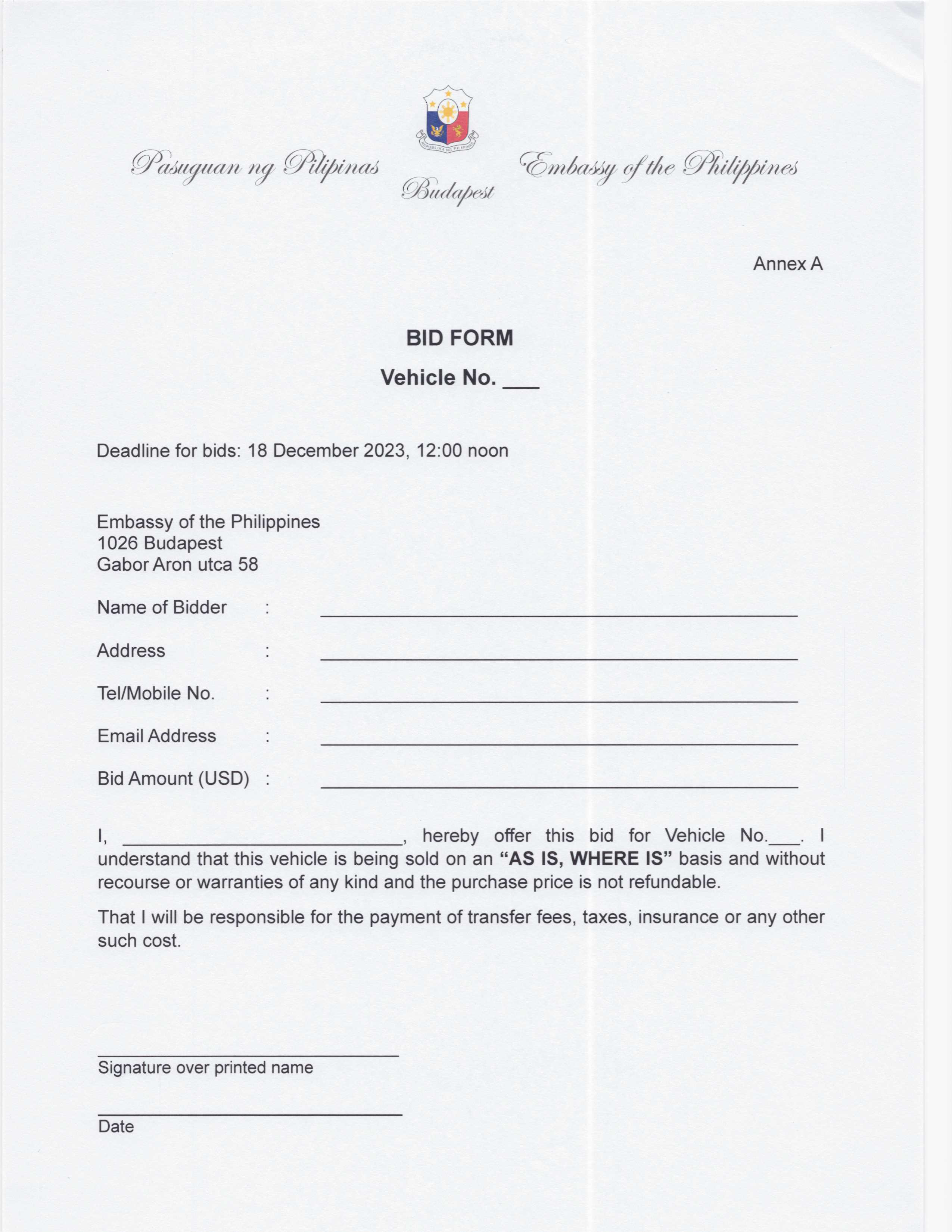 INVITATION TO BID Page 3