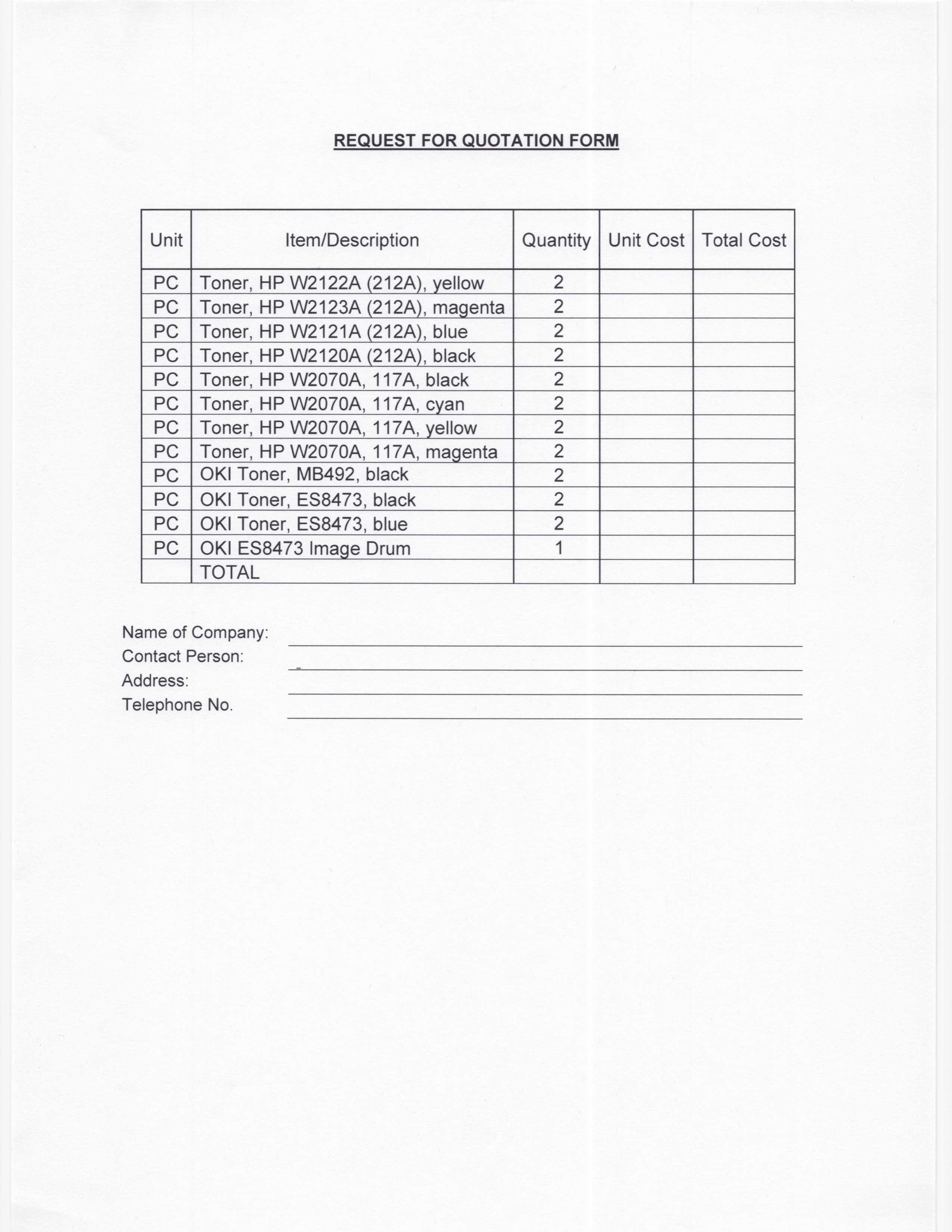 RFQ ICT SUPPLIES Page 2