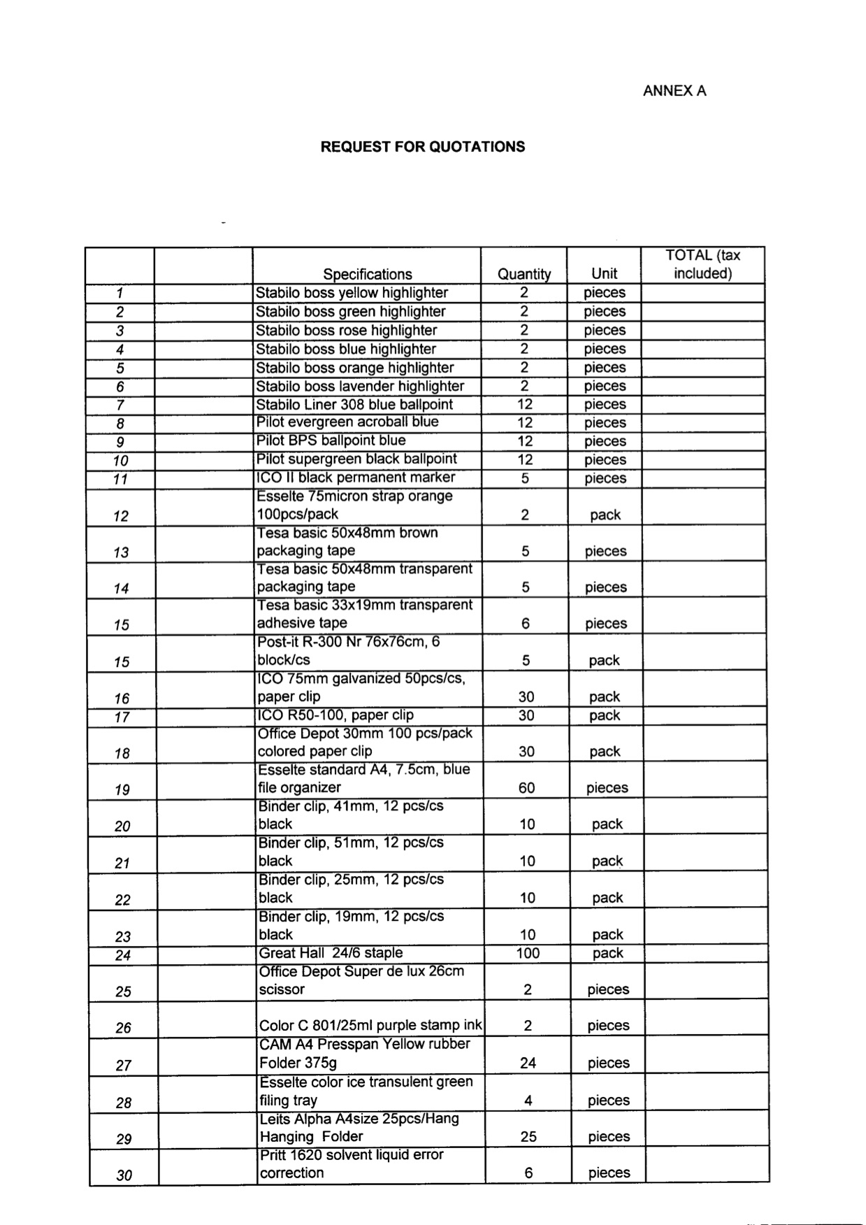 RFQ 1